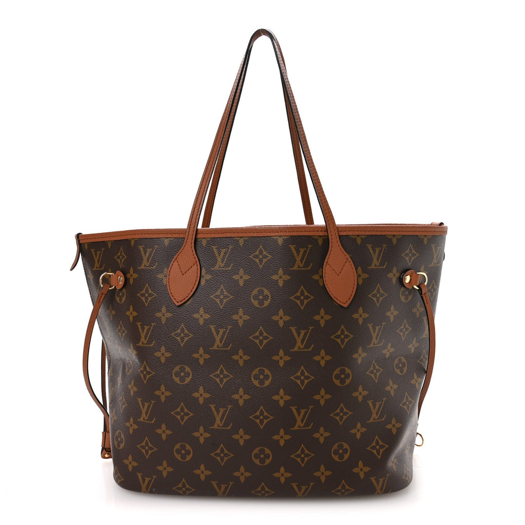 Louis Vuitton Monogram Calfskin Neo Neverfull Inside Out MM Tan