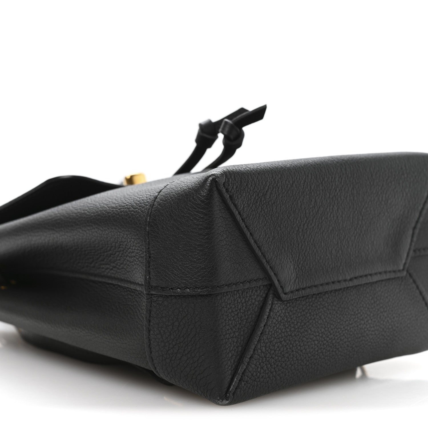 Louis Vuitton Calfskin Lockme Mini Backpack Black