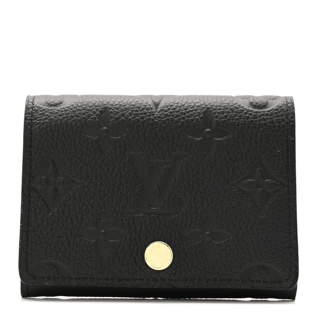 Louis Vuitton Empreinte Business Card Holder Black