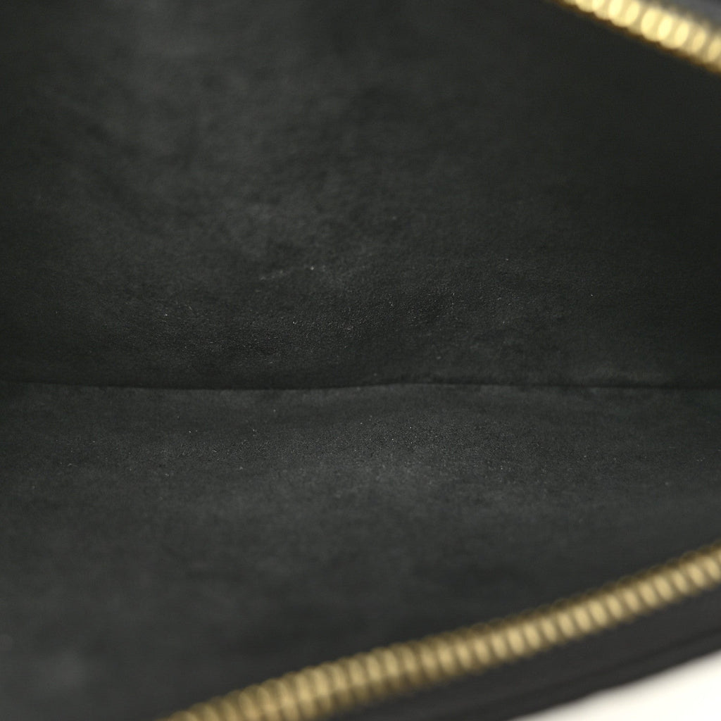 Louis Vuitton Empreinte Double Zip Pochette Black