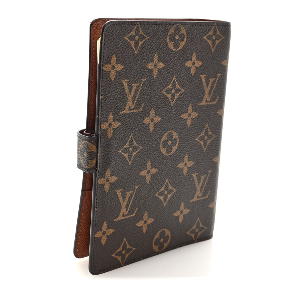 Louis Vuitton Monogram Medium Ring Agenda Cover
