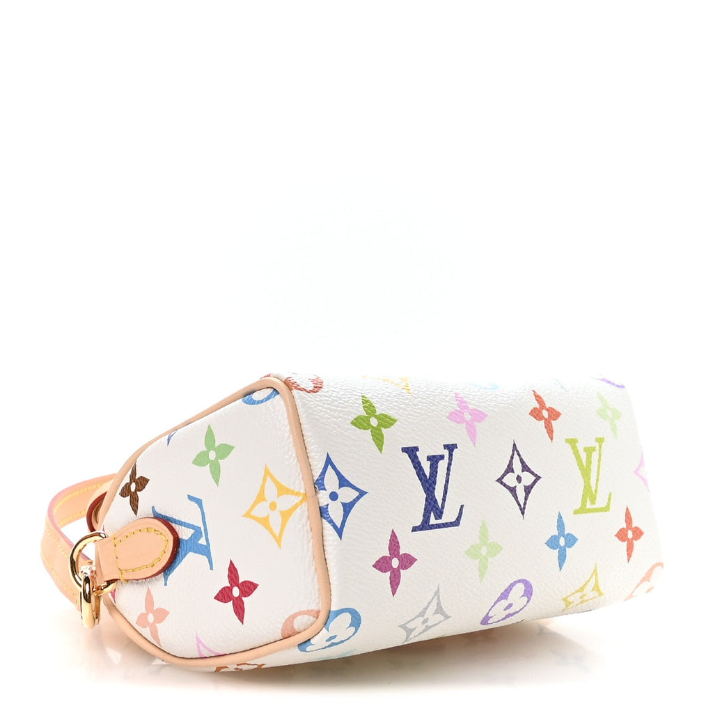 Louis Vuitton LV X TM Monogram Multicolor Nano Speedy White