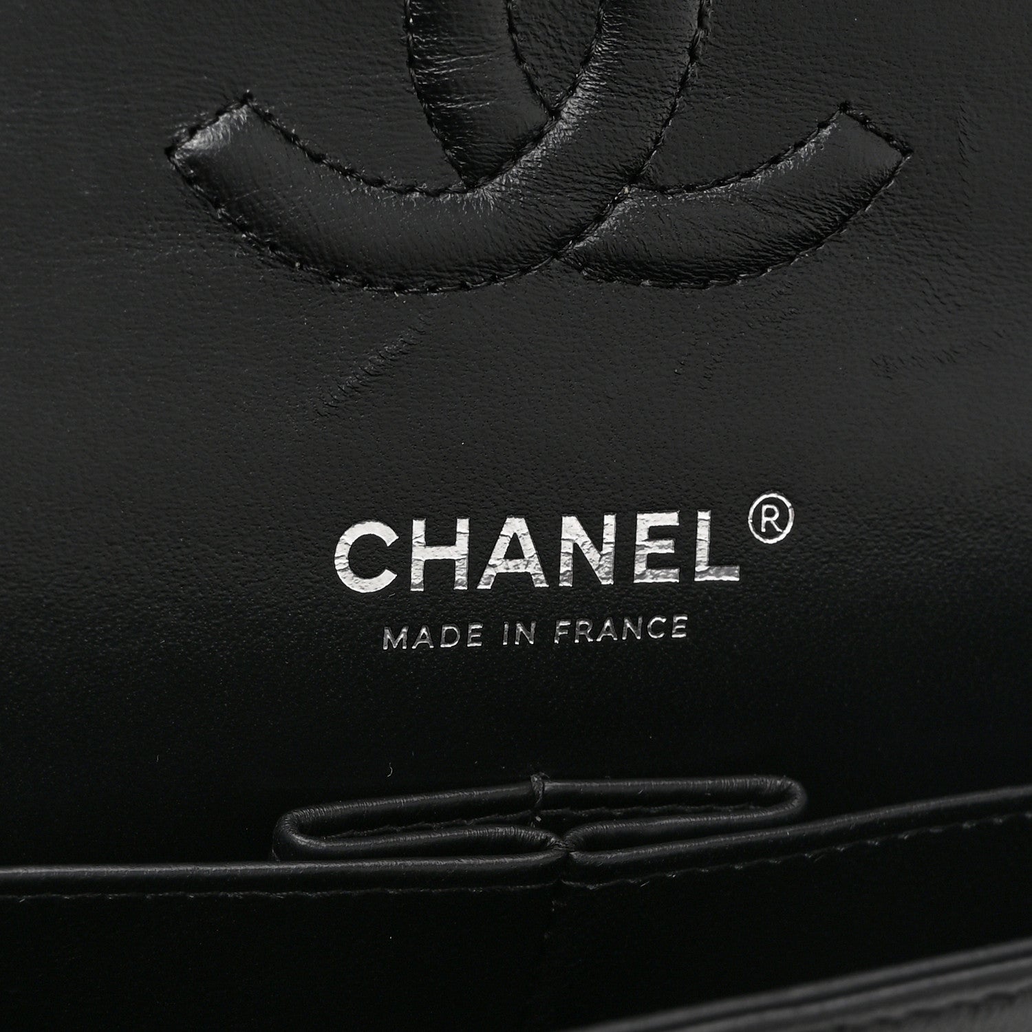 Chanel Lambskin Quilted Small Double Flap So Black