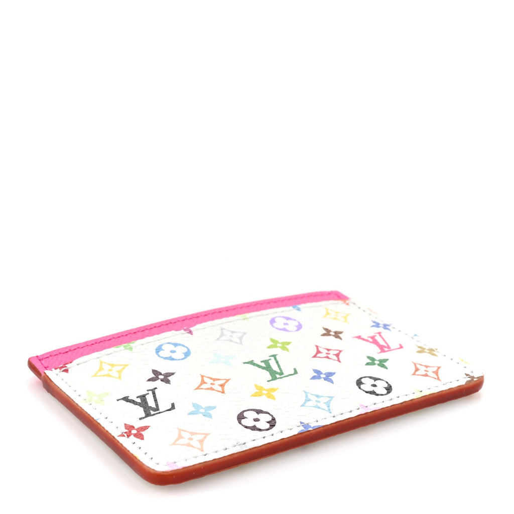 Louis Vuitton LV X TM Monogram Multicolor Card Holder Kawaii Pink