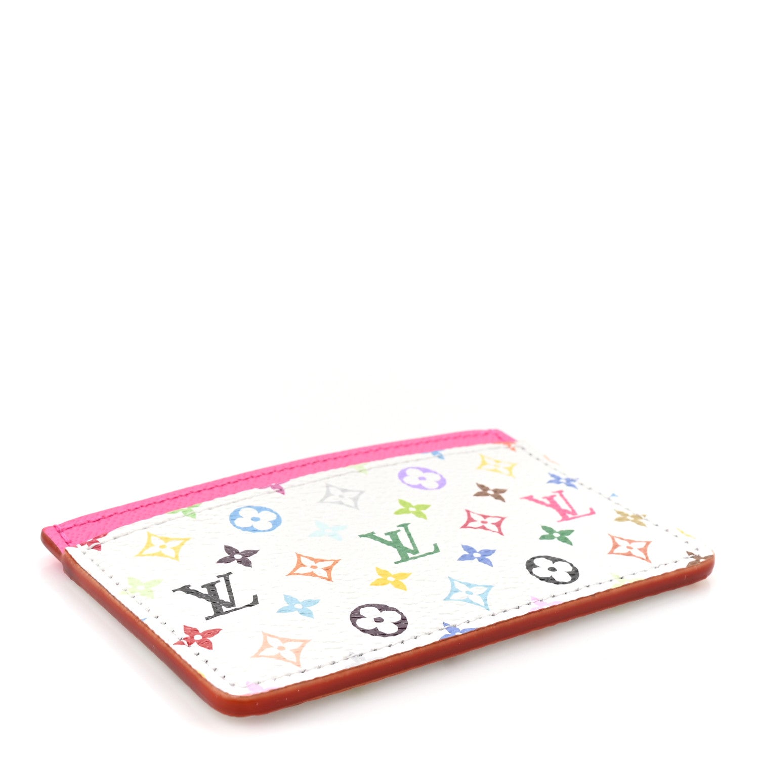 Louis Vuitton LV X TM Monogram Multicolor Card Holder Kawaii Pink