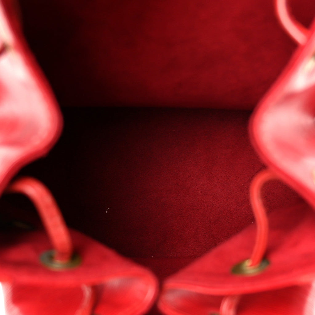 Louis Vuitton Epi Petit Noe Castillan Red