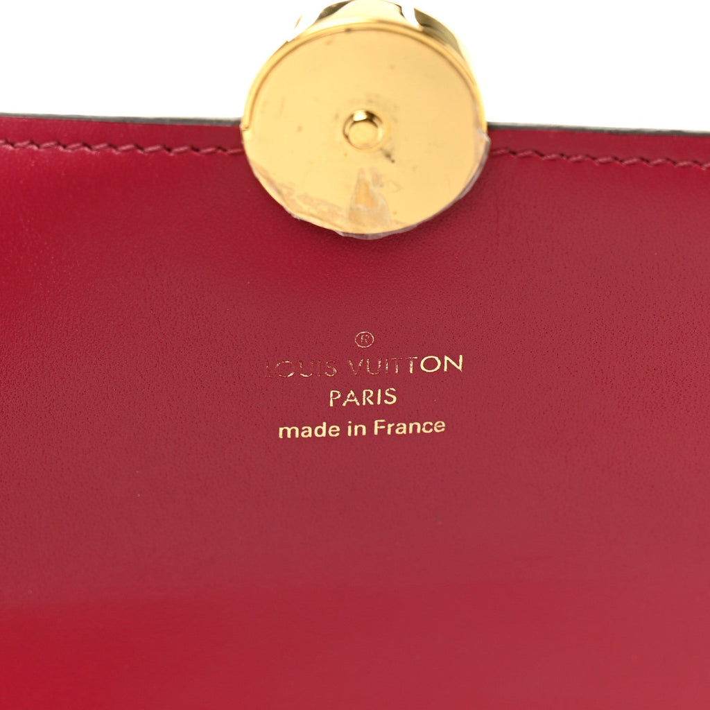Louis Vuitton Monogram Flore Chain Wallet Fuchsia