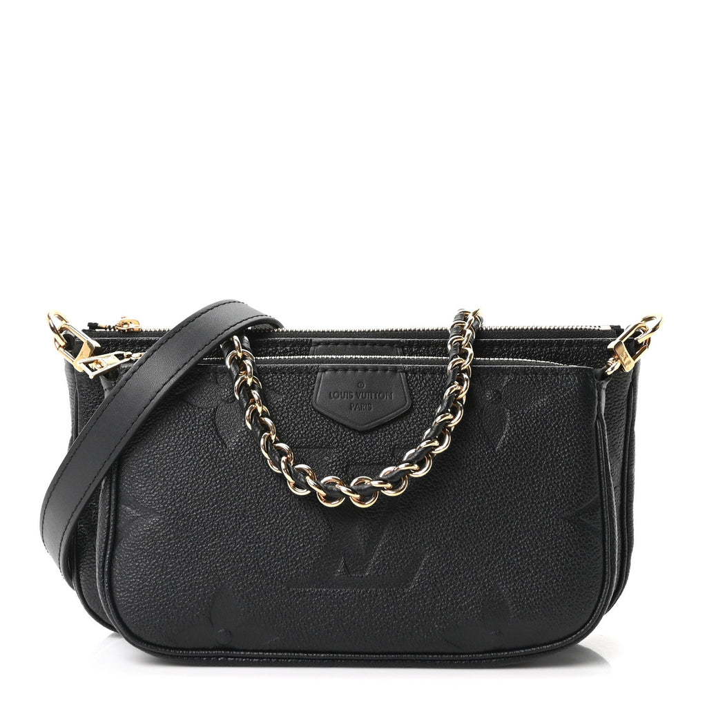 Louis Vuitton Empreinte Monogram Giant Multi Pochette Accessories Black