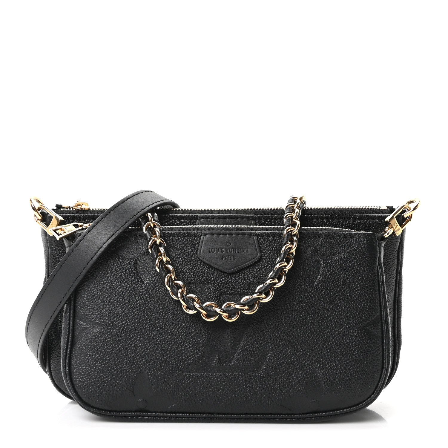 Louis Vuitton Empreinte Monogram Giant Multi Pochette Accessories Black