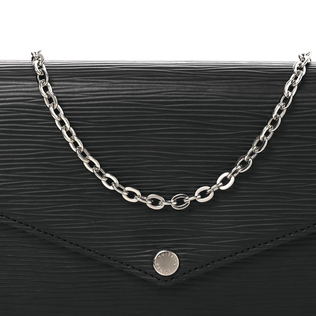 Louis Vuitton Epi Pochette Felicie Black