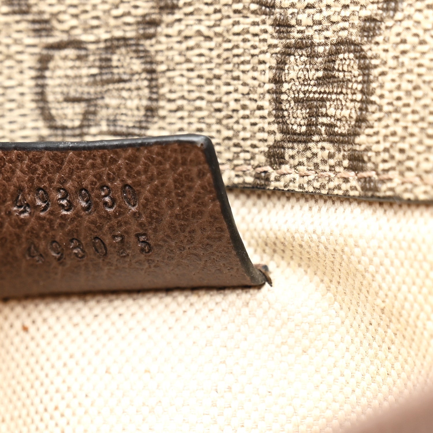 Gucci GG Supreme Monogram Neo Vintage Web Belt Bag Brown