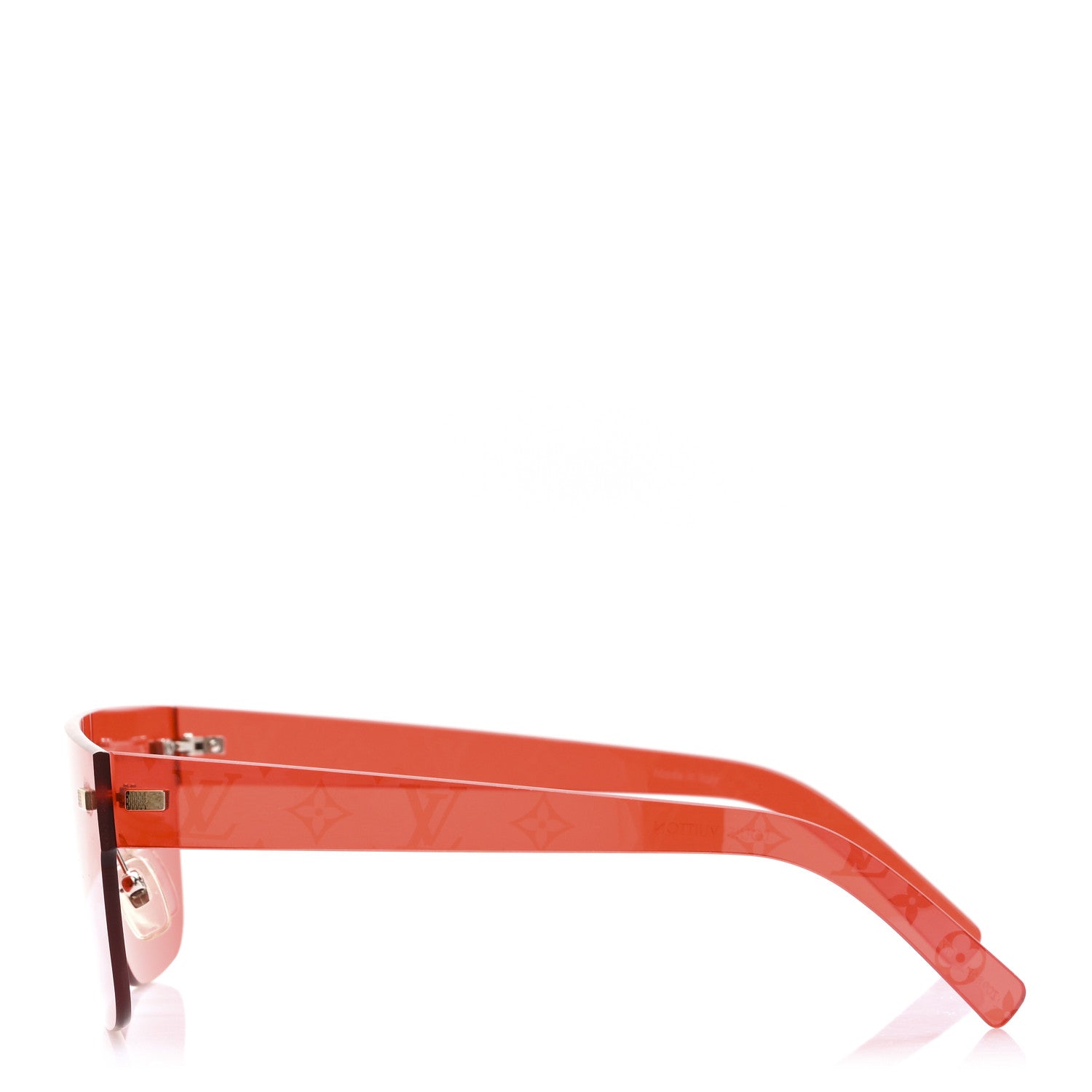 Louis Vuitton X SUPREME City Mask Sunglasses Coquelicot
