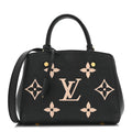 Louis Vuitton Empreinte Monogram Giant Montaigne BB Black Beige