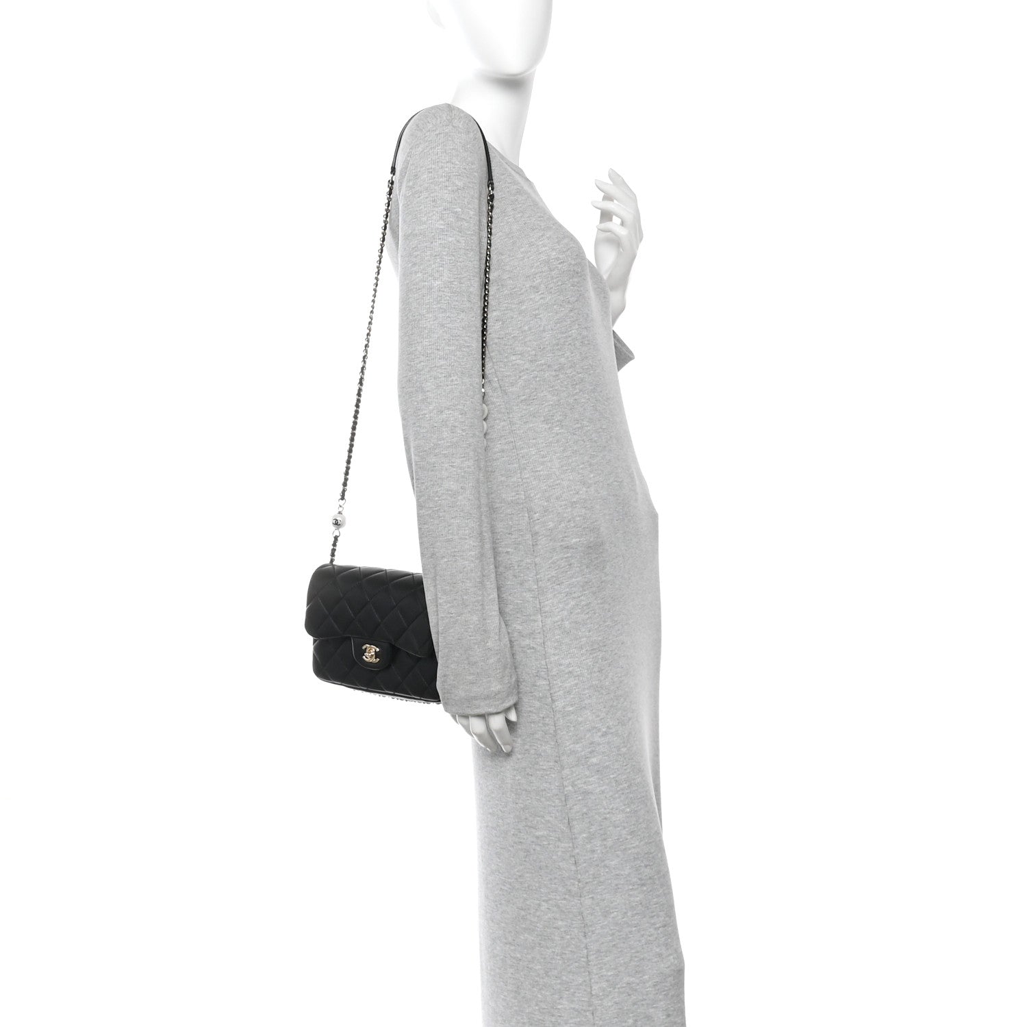 Chanel Lambskin Quilted Small My Precious Flap Black