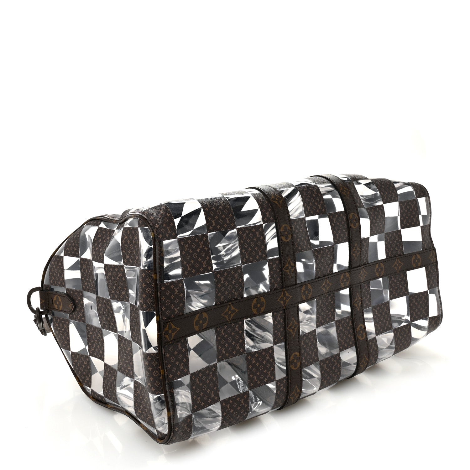 Louis Vuitton PVC Monogram Chess Keepall Bandouliere 50