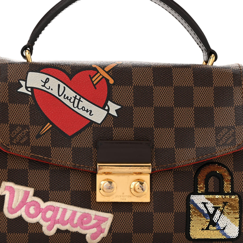 Louis Vuitton Damier Ebene Patches Croisette
