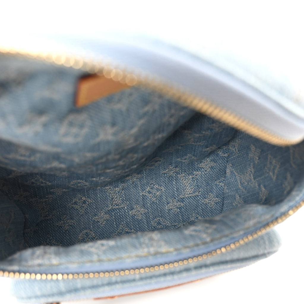 Louis Vuitton Monogram Denim Mini Bumbag Sky Blue