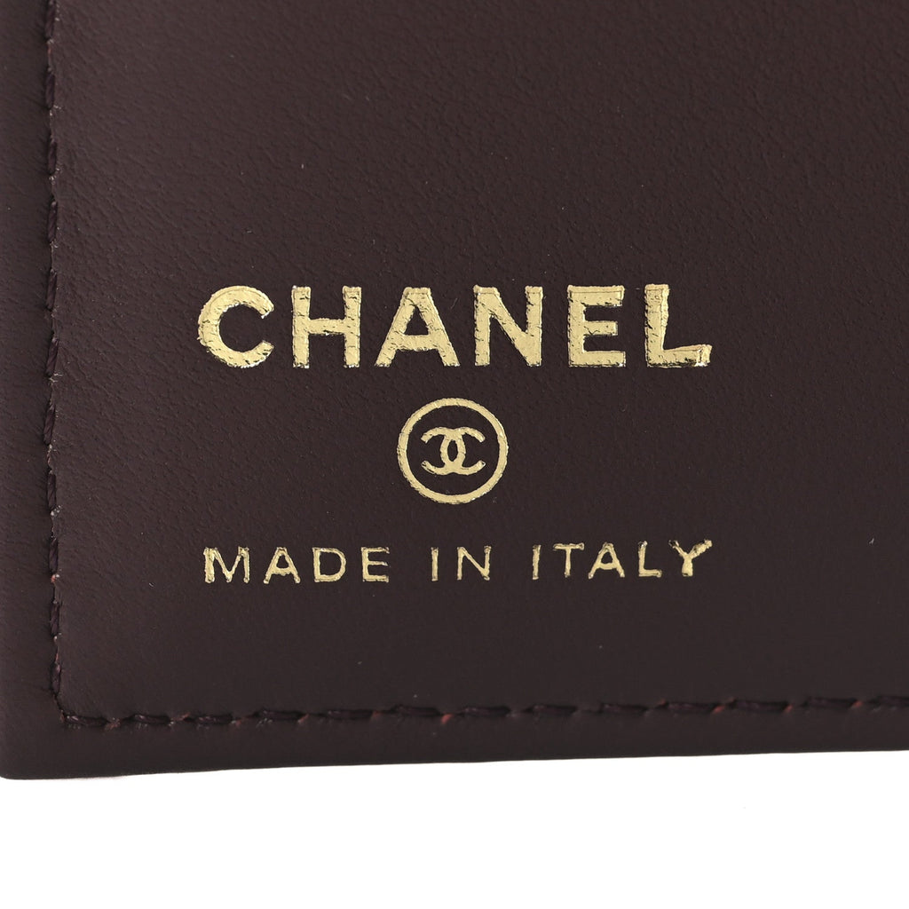 Caviar Quilted Passport Holder Black