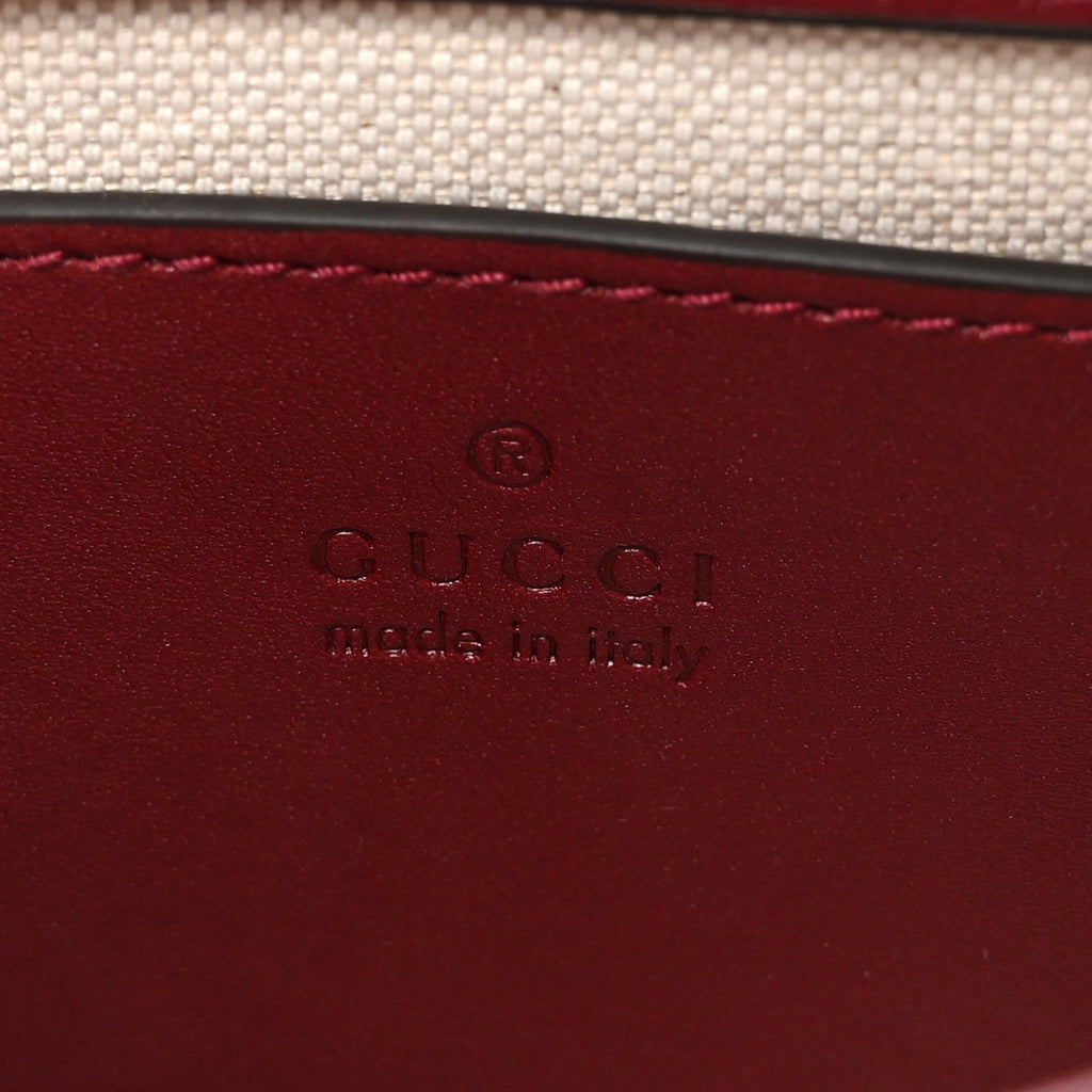 Gucci Calfskin Blondie Small Shoulder Bag Dark Red