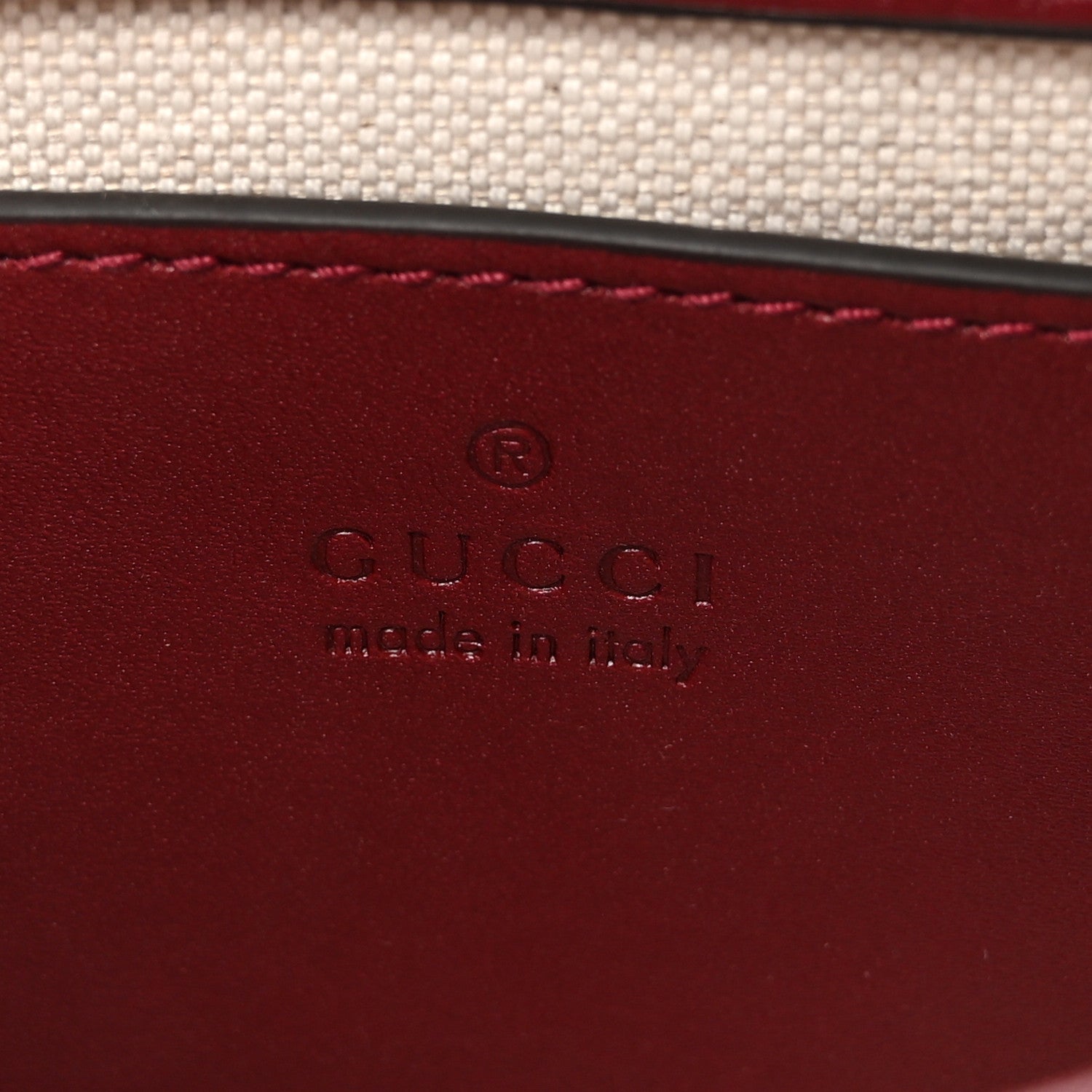Gucci Calfskin Blondie Small Shoulder Bag Dark Red