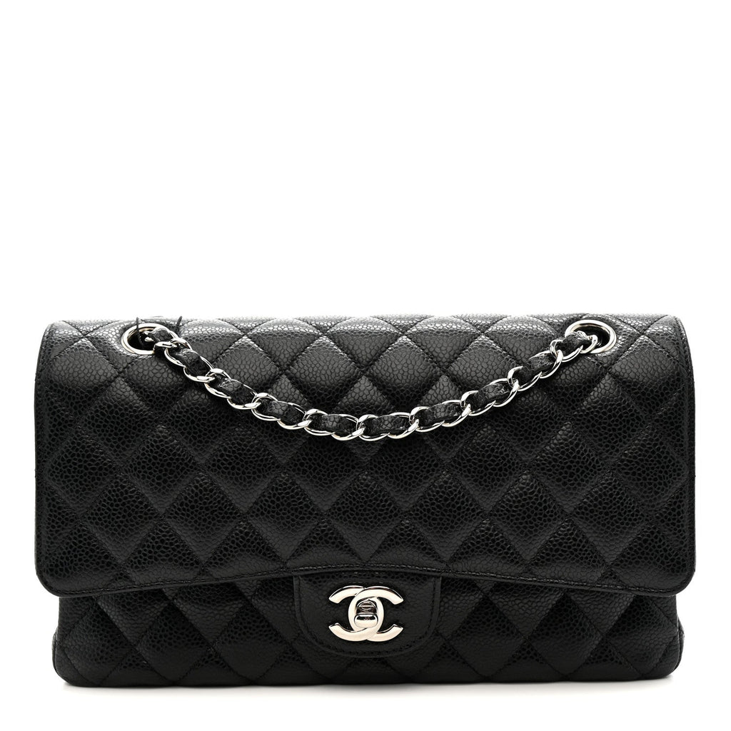 Chanel Caviar Quilted Medium Double Flap Black
