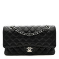 Chanel Caviar Quilted Medium Double Flap Black