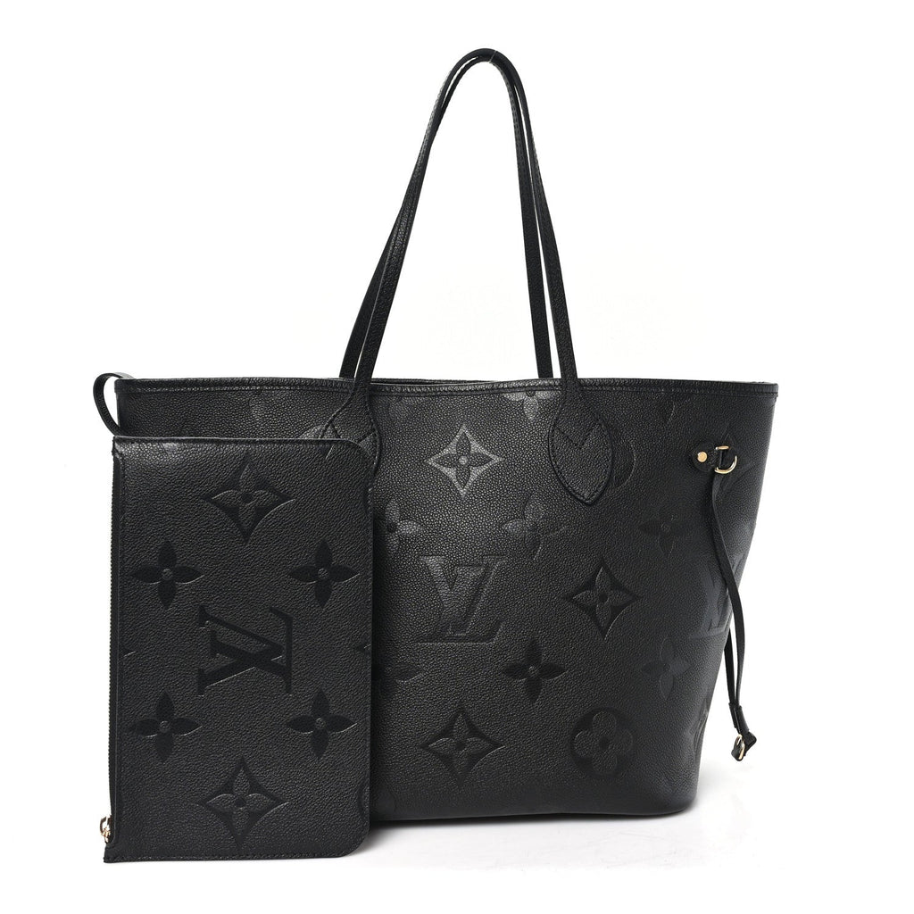 Louis Vuitton Empreinte Monogram Giant Neverfull MM Black