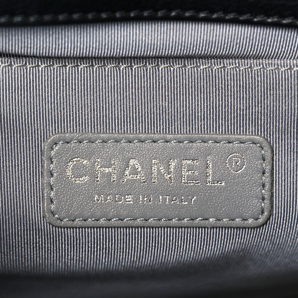 Chanel Calfskin Quilted Medium Boy Flap Black