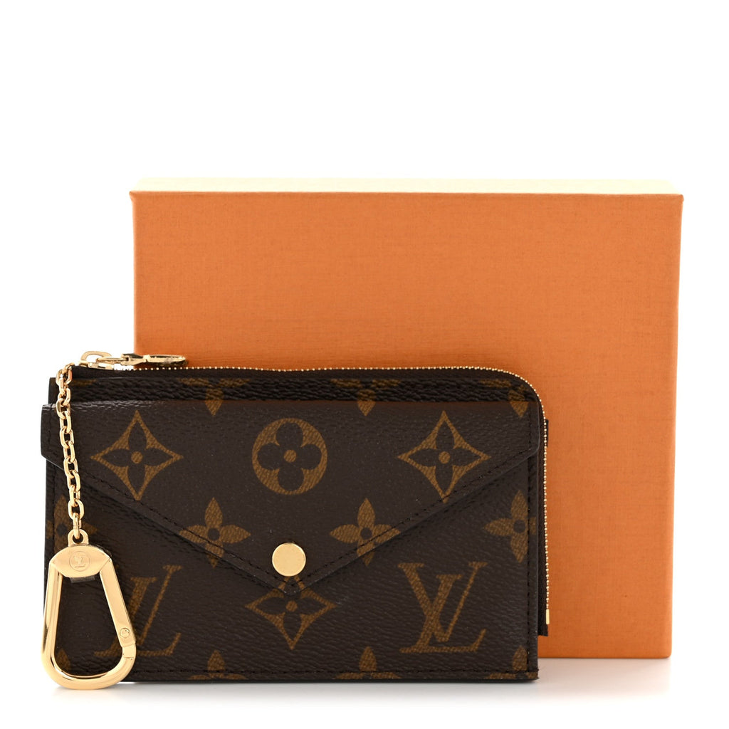 Louis Vuitton Monogram Recto Verso Card Holder Black