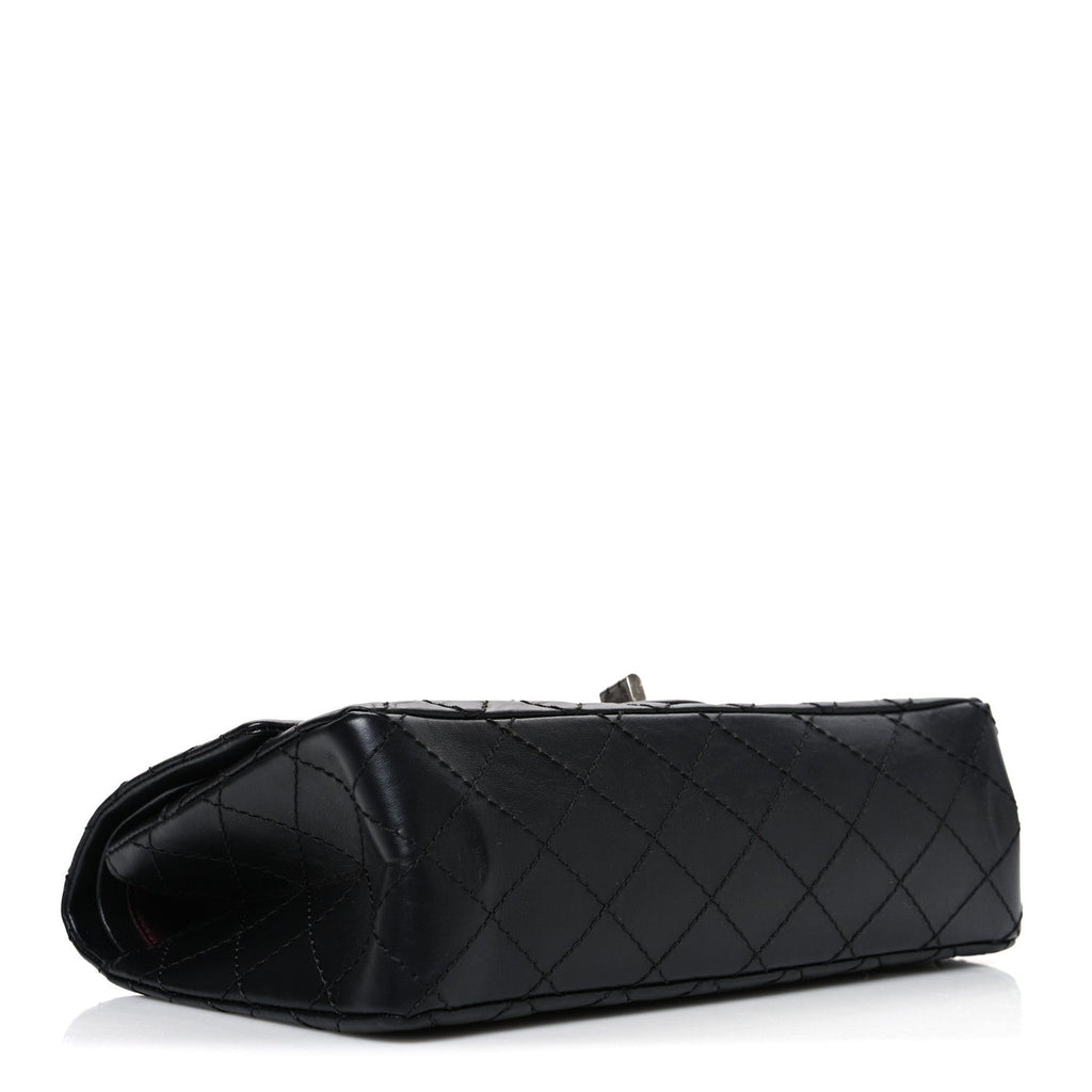 Chanel Aged Calfskin Quilted 2.55 Reissue 225 Flap Black