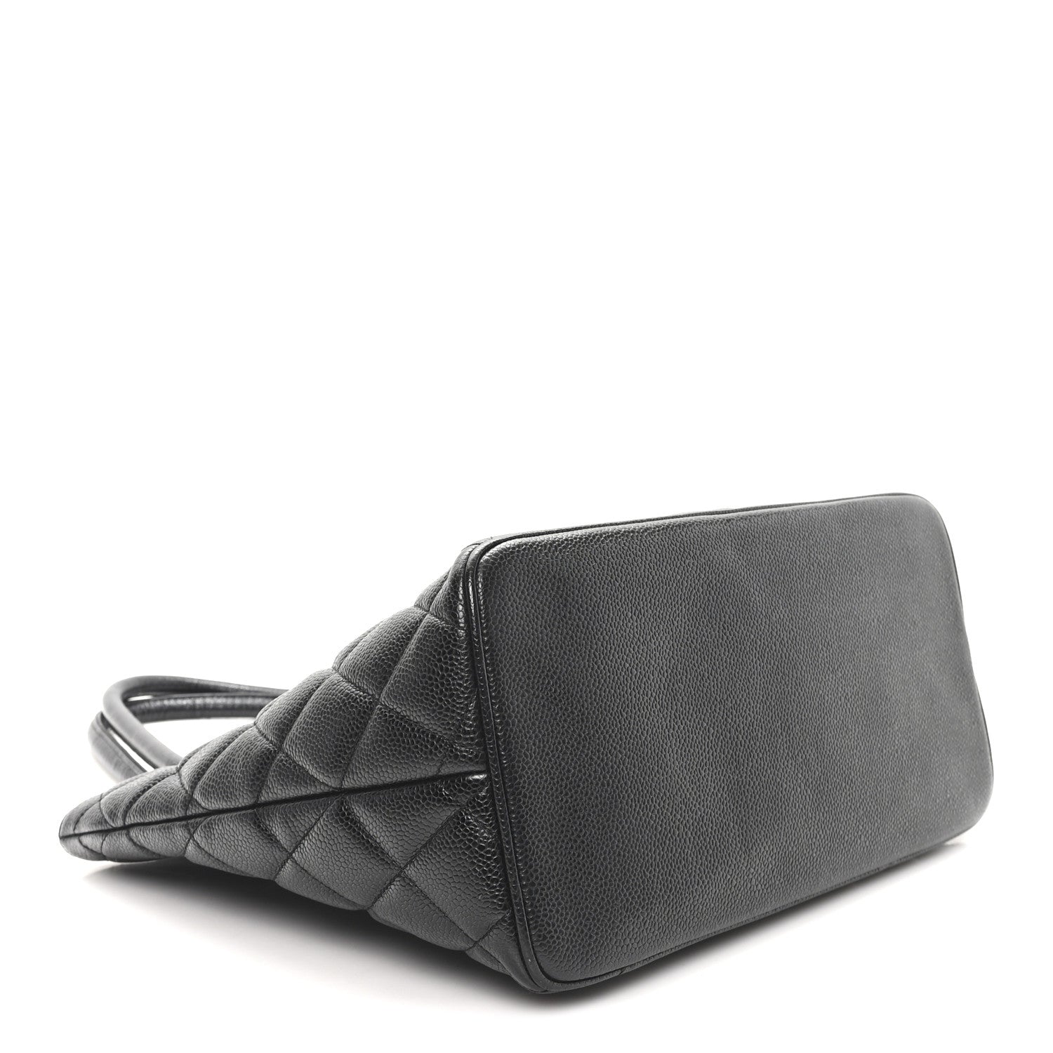 Chanel Caviar Quilted Medallion Tote Black