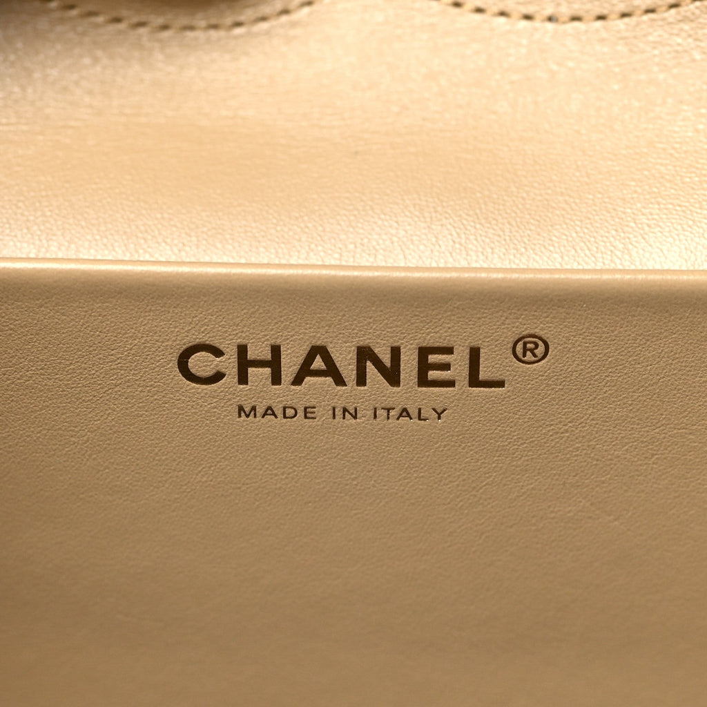 Chanel Suede Calfskin Small Souplissimo Maxi Flap Dark Beige