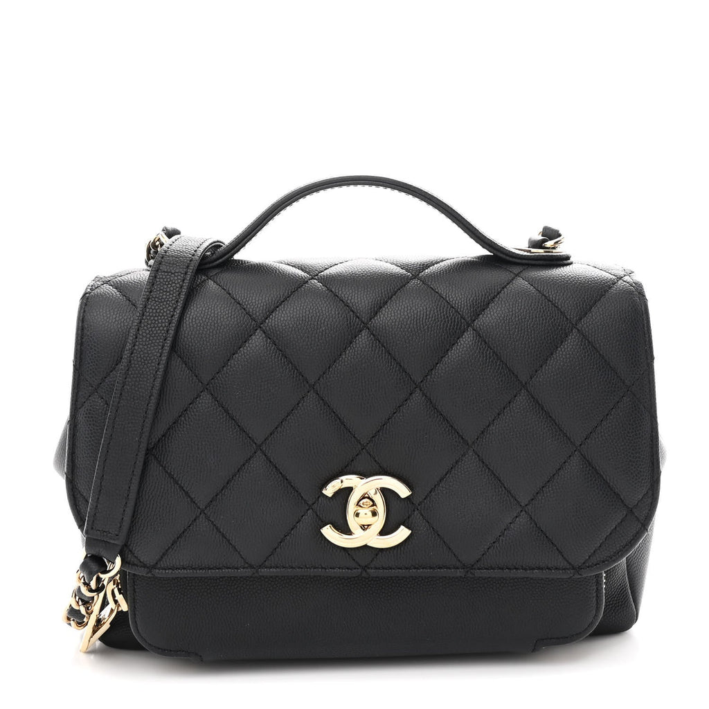Chanel Caviar Quilted Medium Business Affinity Flap Black