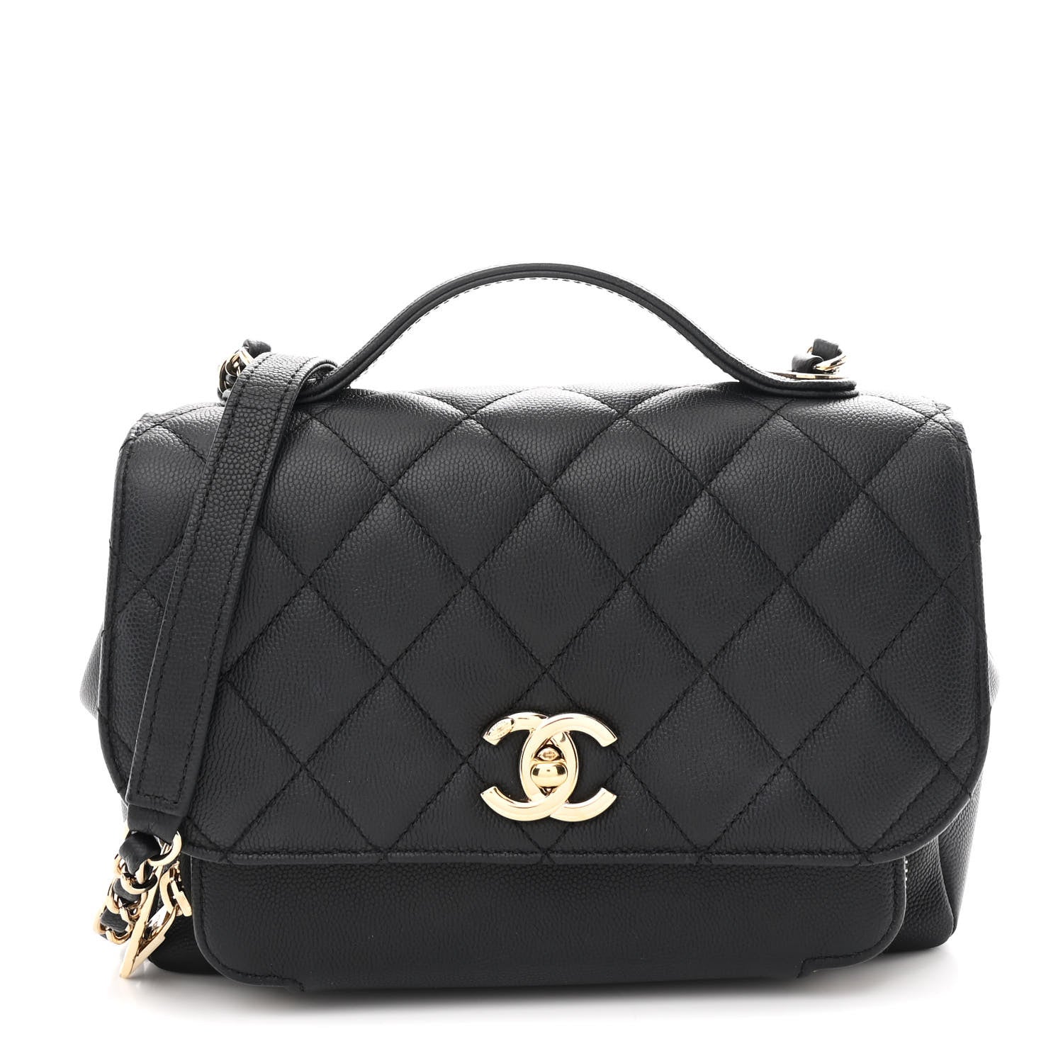Chanel Caviar Quilted Medium Business Affinity Flap Black