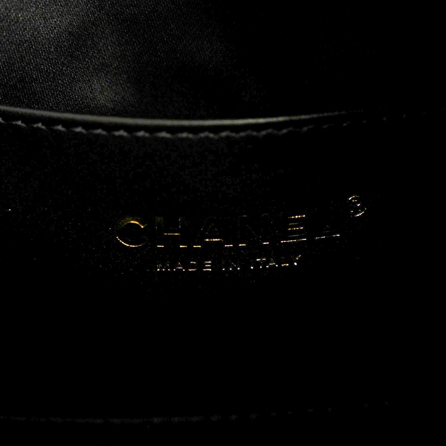 Chanel Washed Denim Quilted Medium Chanel 25 Handbag Black