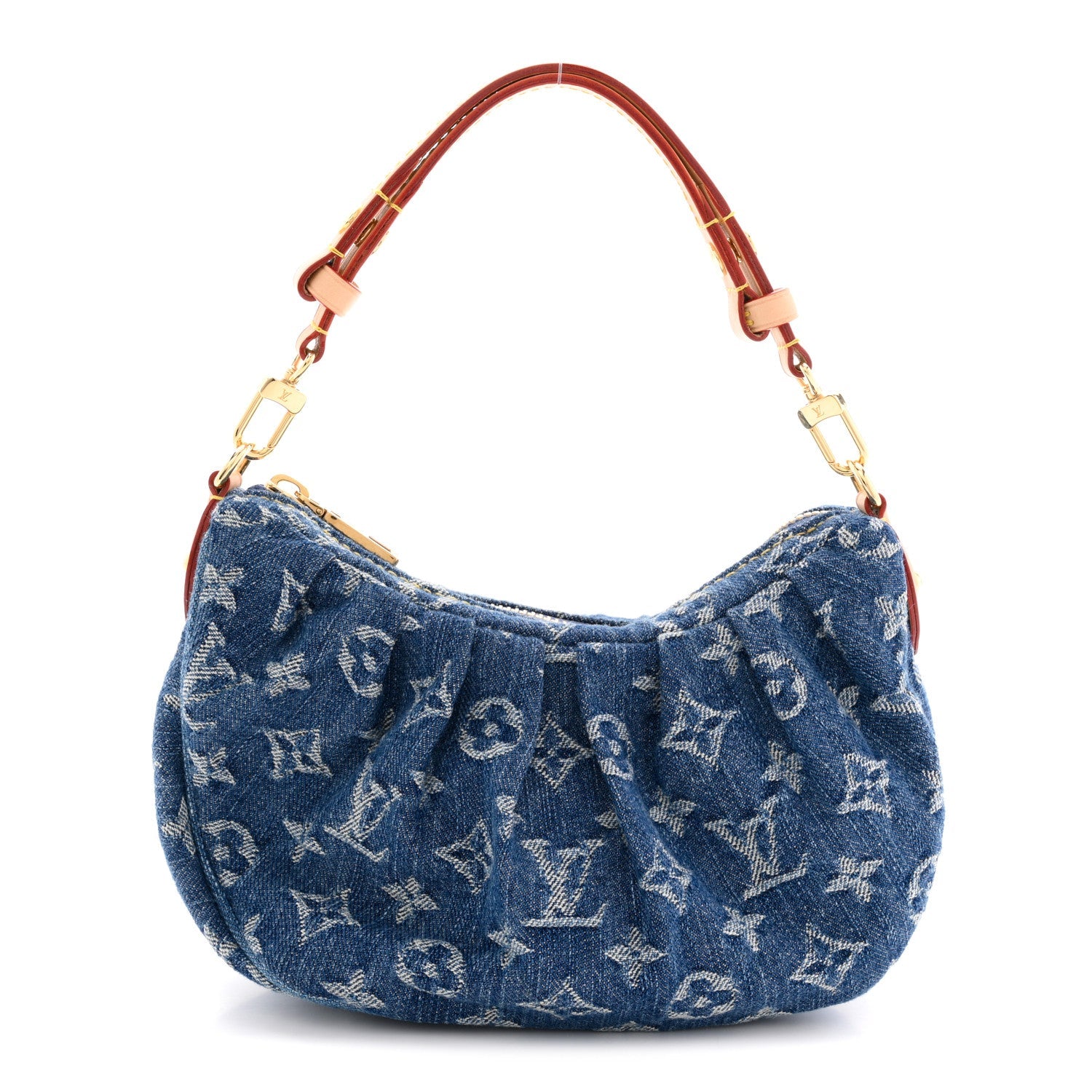 Louis Vuitton Monogram Denim Pochette Valley Blue