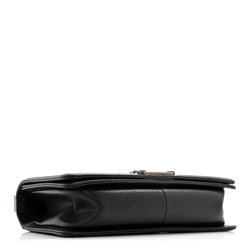 Chanel Caviar Quilted Medium Boy Flap Black