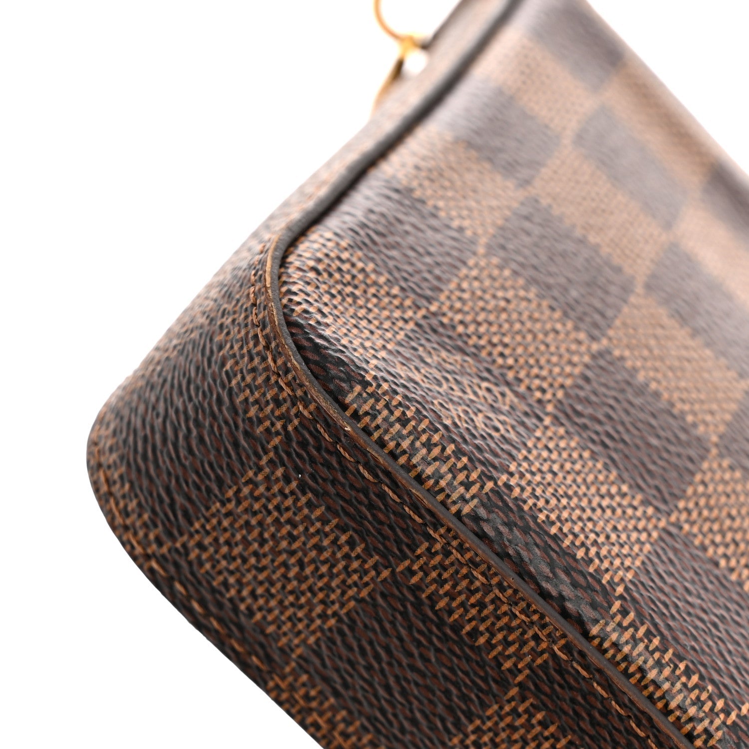 Louis Vuitton Damier Ebene Pochette Felicie Chain Wallet