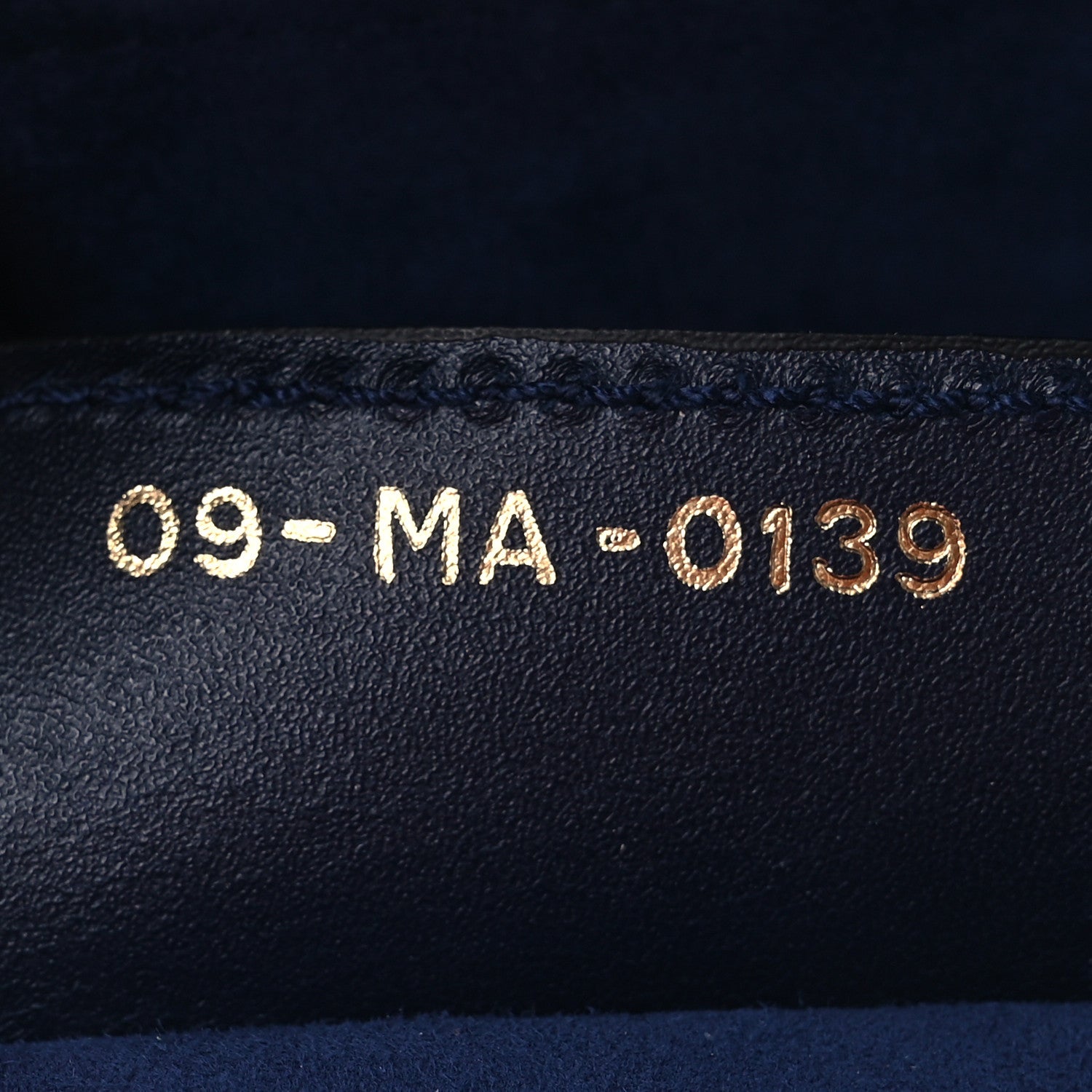 Christian Dior Calfskin Saddle Bag Blue