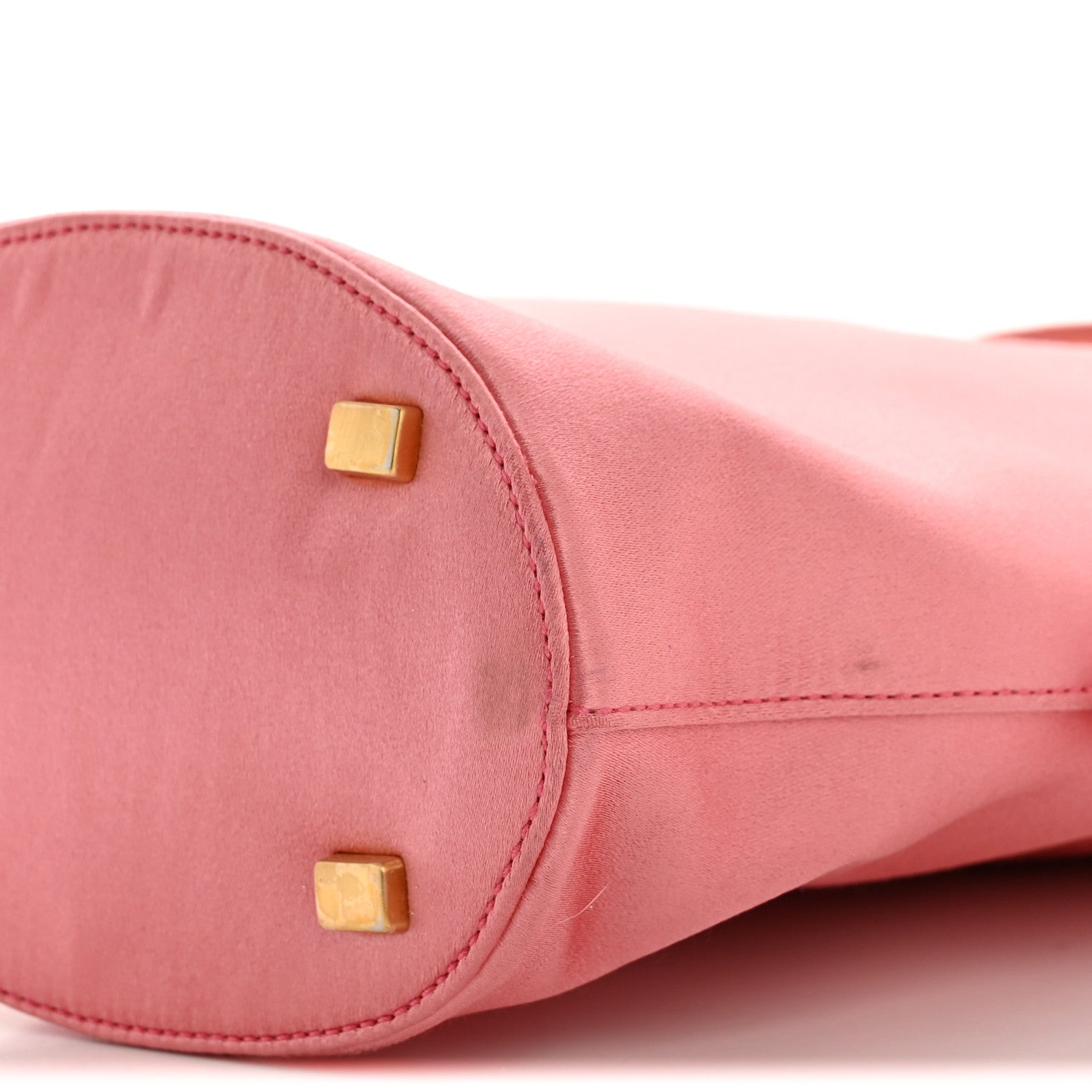 Prada Satin Raso Bucket Bag Pink