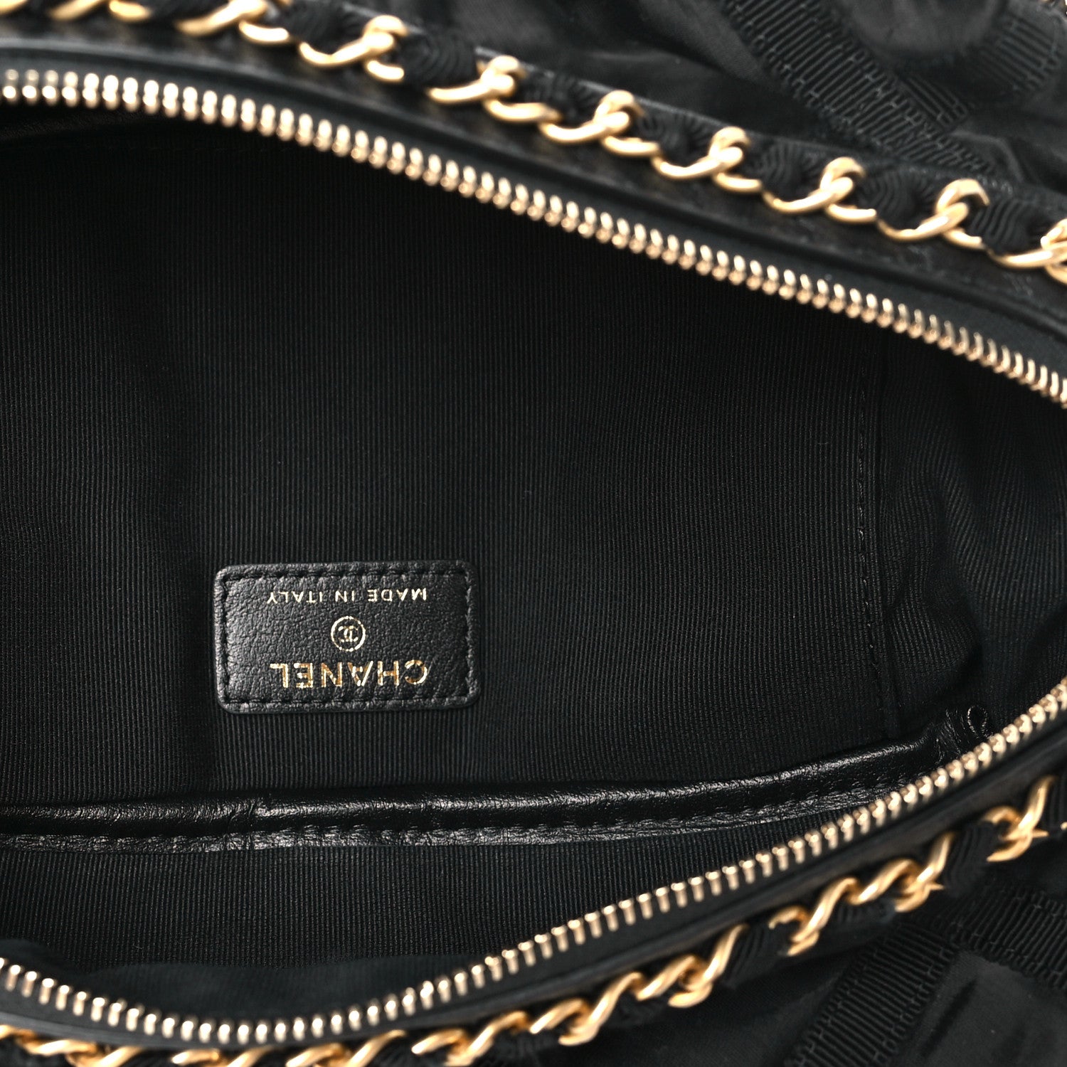 Nylon Grosgrain Lifestyle Pouch Black