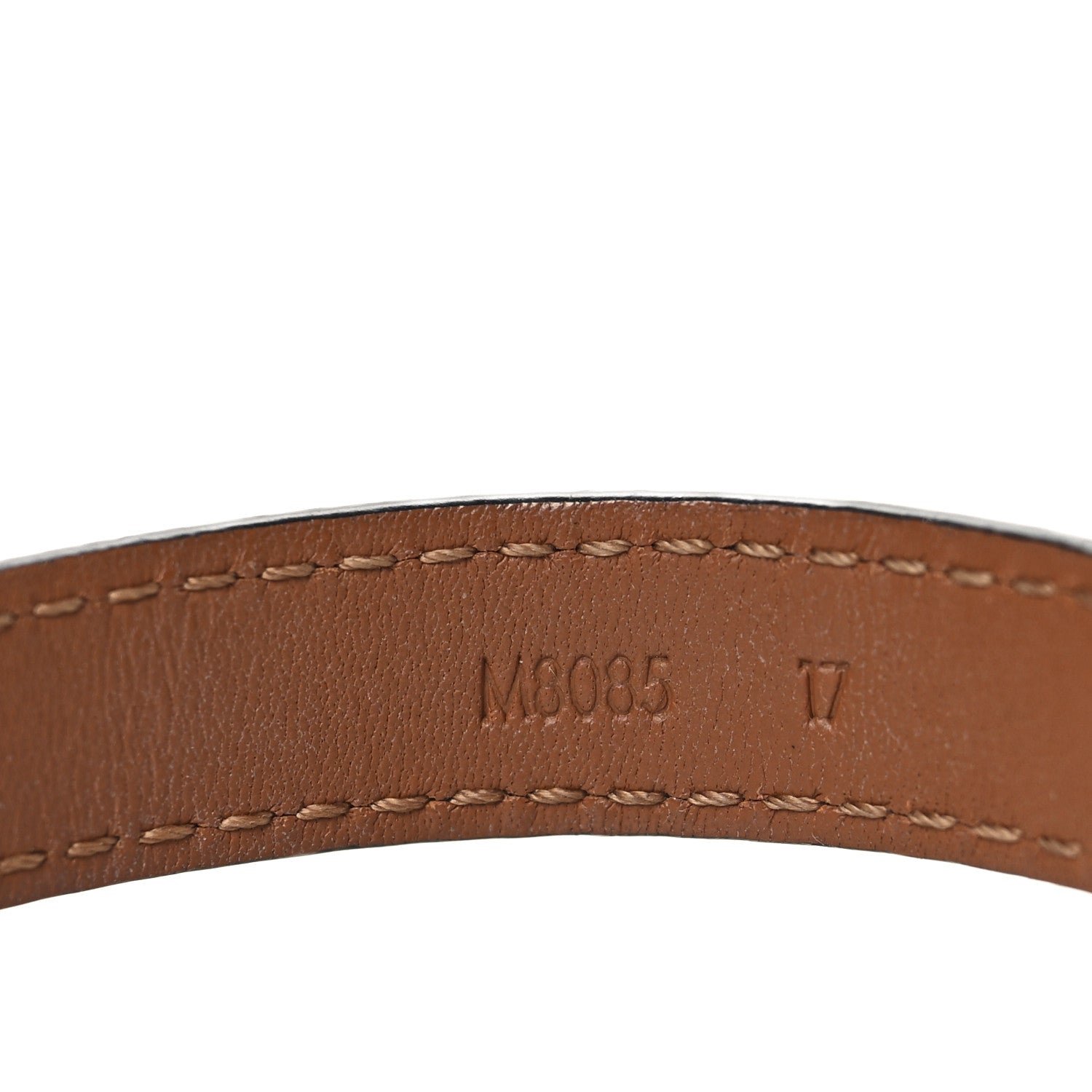 Louis Vuitton Calfskin LV Iconic Bracelet 17 Black