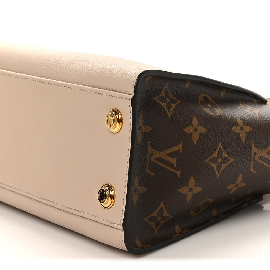Louis Vuitton Calfskin Monogram On My Side PM Greige