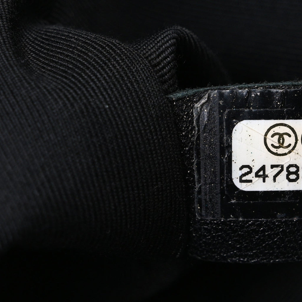 Chanel Lambskin Quilted Medium Boy Flap Black