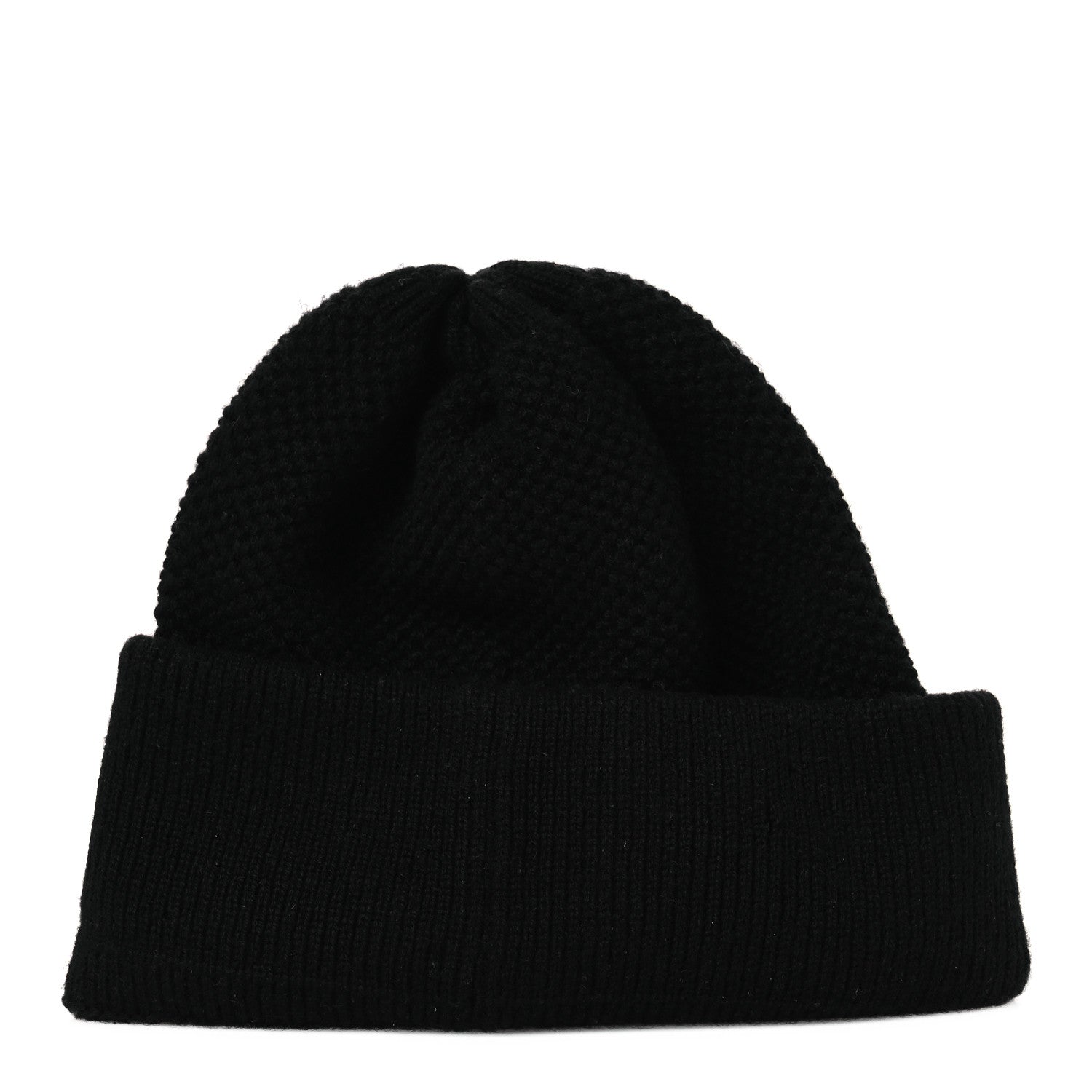 Cashmere CC Cloche Logo Beanie Hat Black