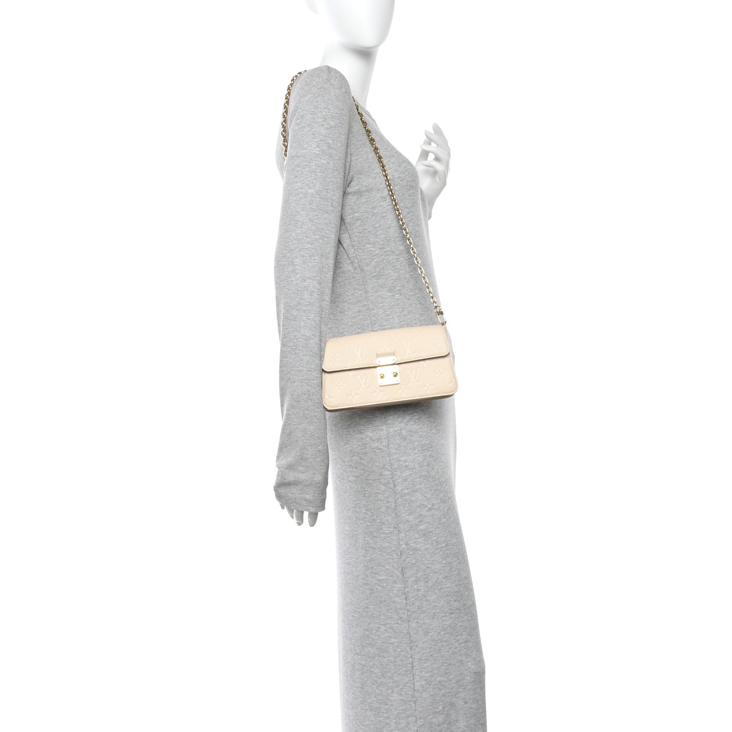Louis Vuitton Empreinte Metis Wallet On Chain Cream