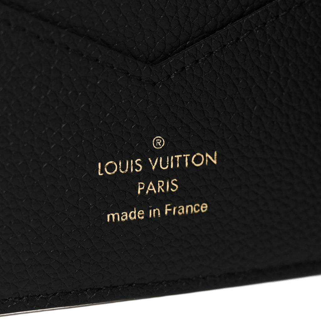 Louis Vuitton Empreinte Monogram Passport Cover Black