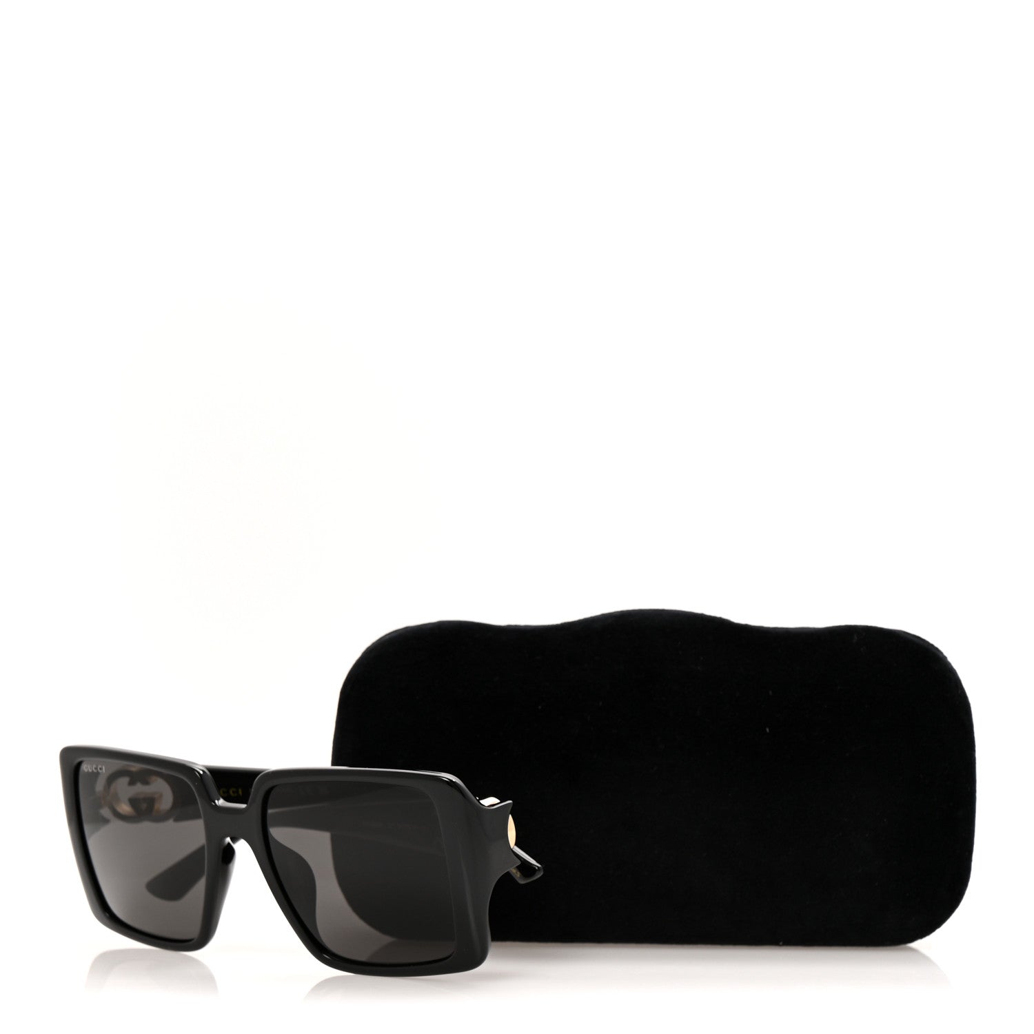 Gucci Acetate Square Sunglasses GG1692SA Black