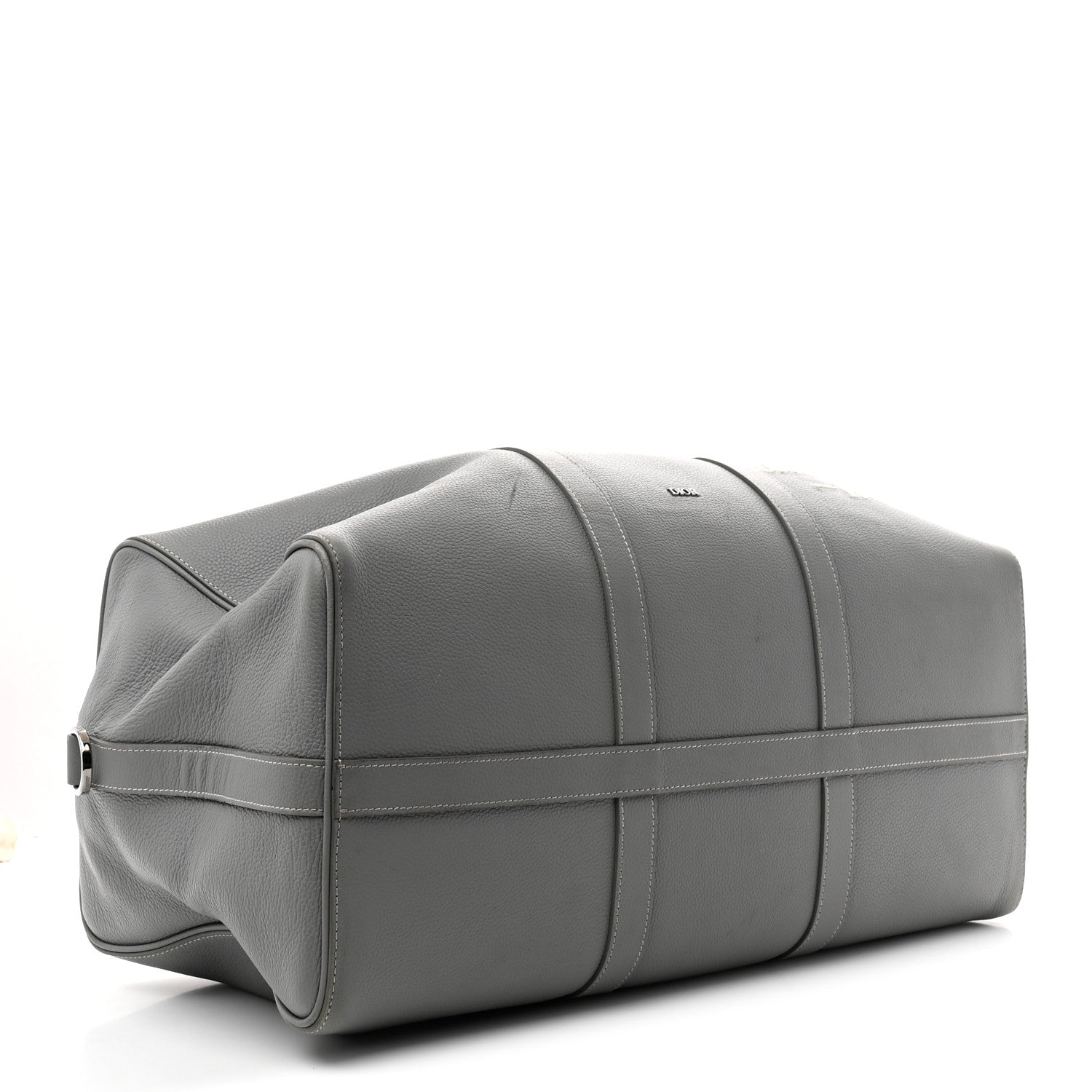 Christian Dior Calfskin Lingot 50 Bag Grey