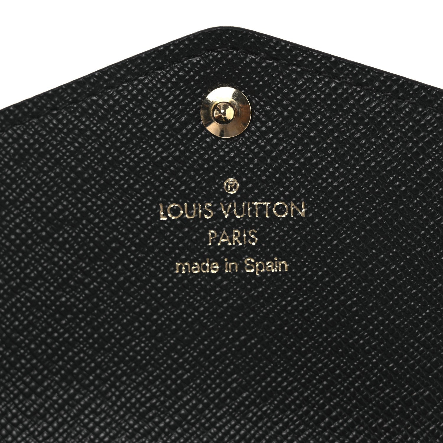 Louis Vuitton Monogram Giant Jungle Sarah Wallet Black